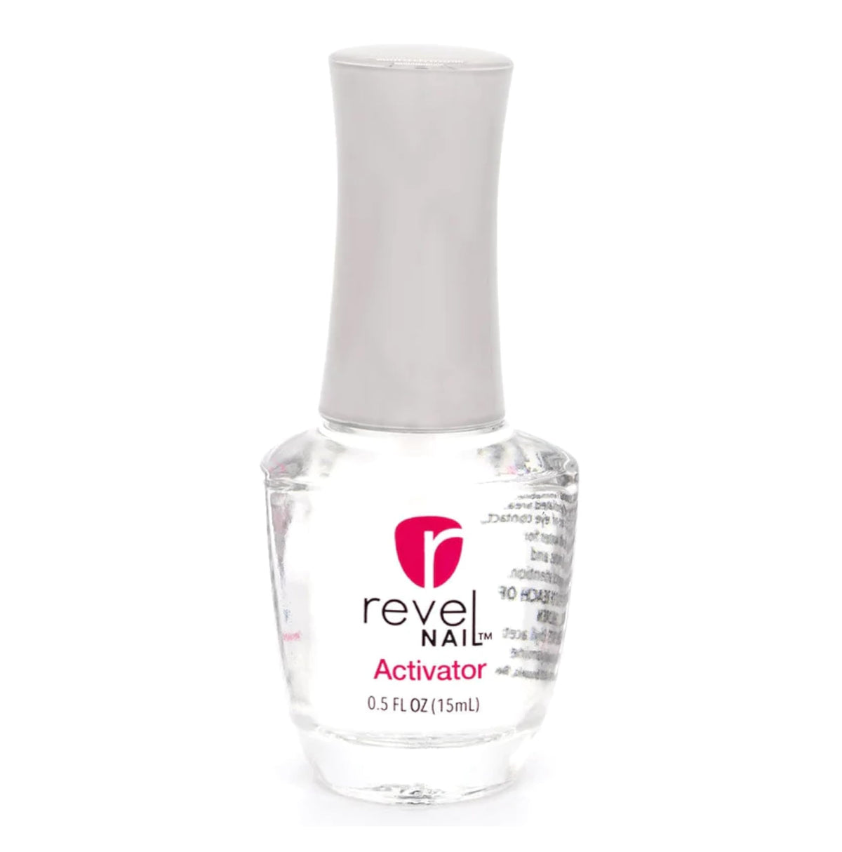 Revel Nail activador para polvo de inmersión: botella endurece y aporta brillo.
