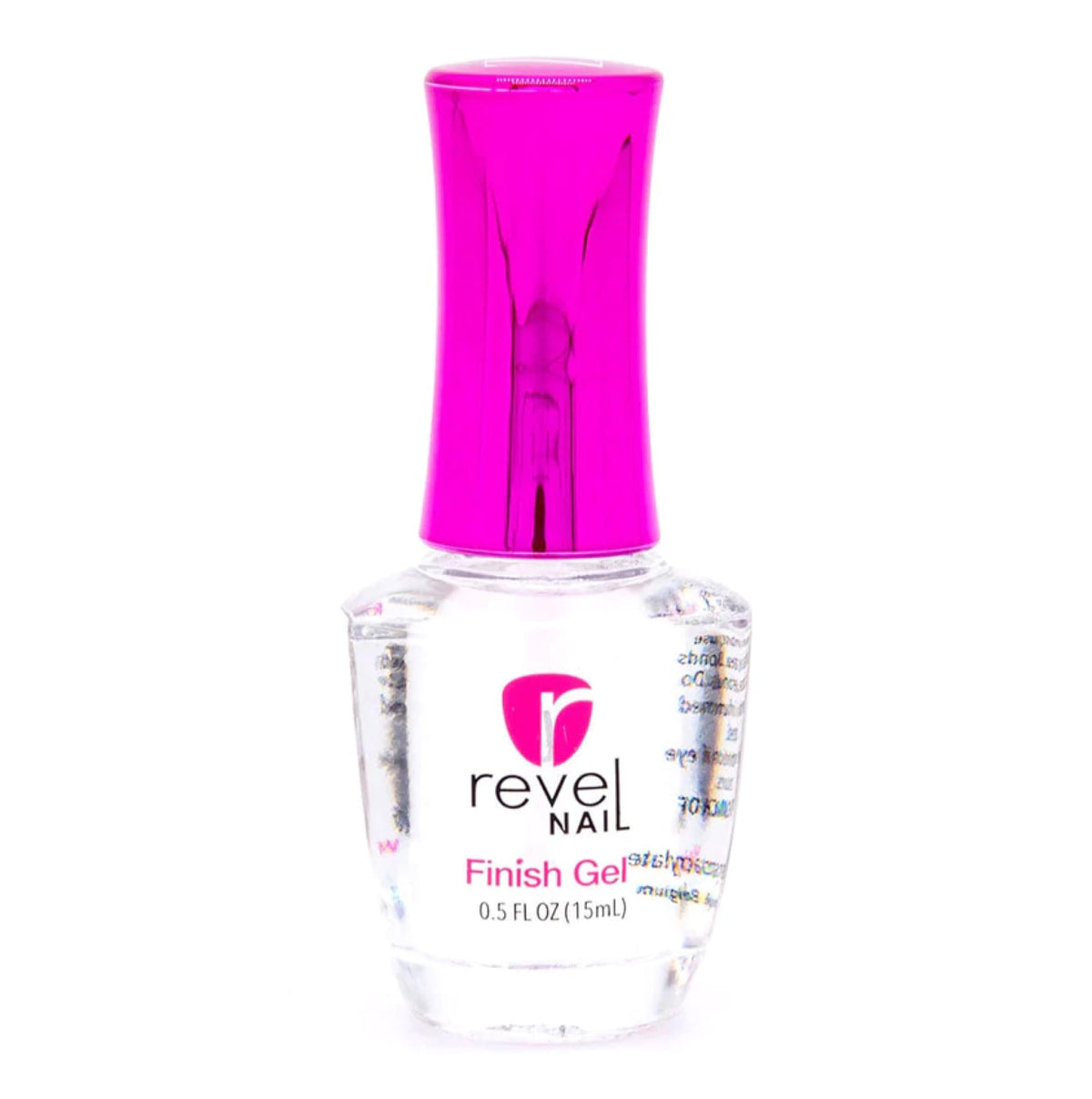 Gel de acabado Revel Nail para polvo de inmersión, brillo intenso.