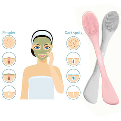 REVEX gray silicone face scrubber for cleansing and pore care.