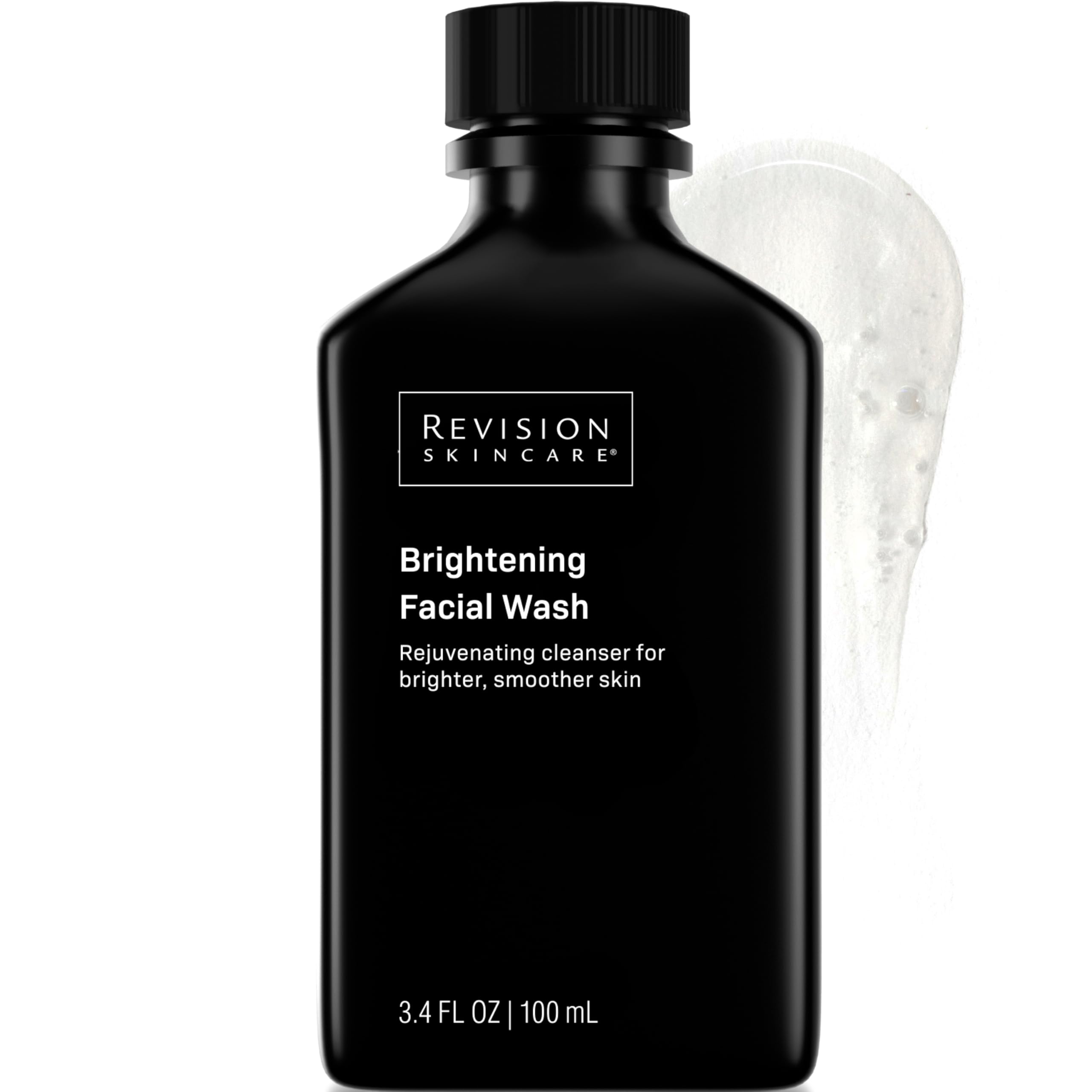 Revision Skincare Brightening Facial Wash bottle front view for daily cleansing and pore refinement