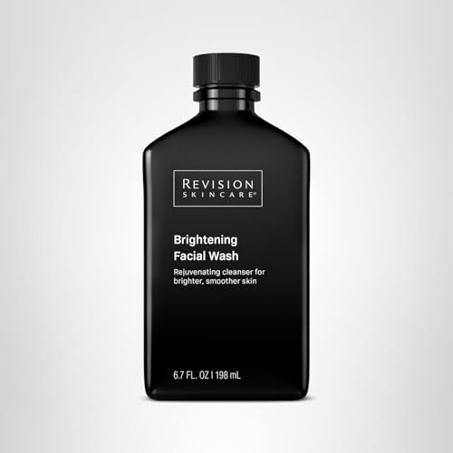 Close-up of Revision Skincare Brightening Facial Wash cleansing action