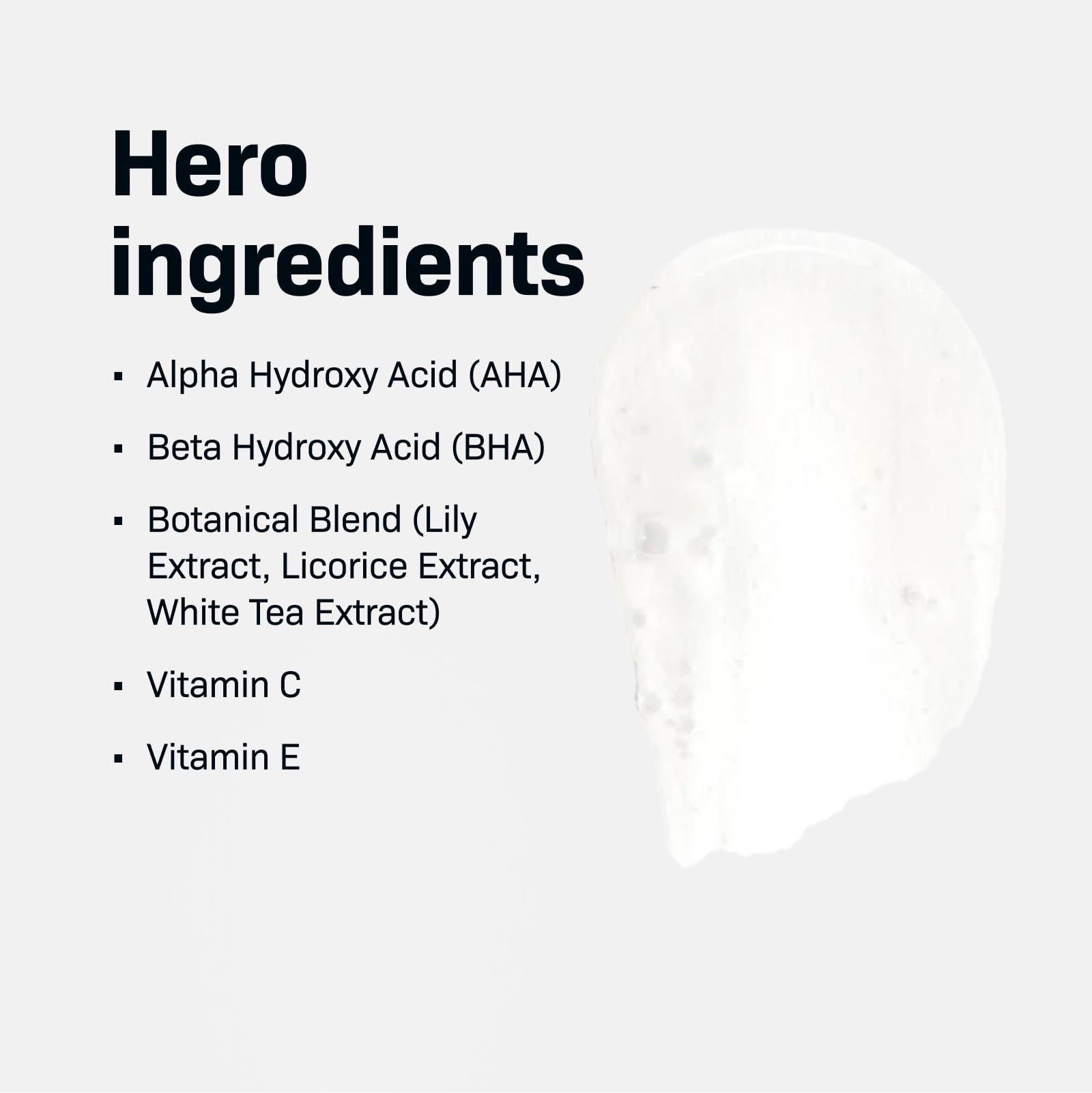 Vitamin E in Revision Skincare Brightening Facial Wash for antioxidant support