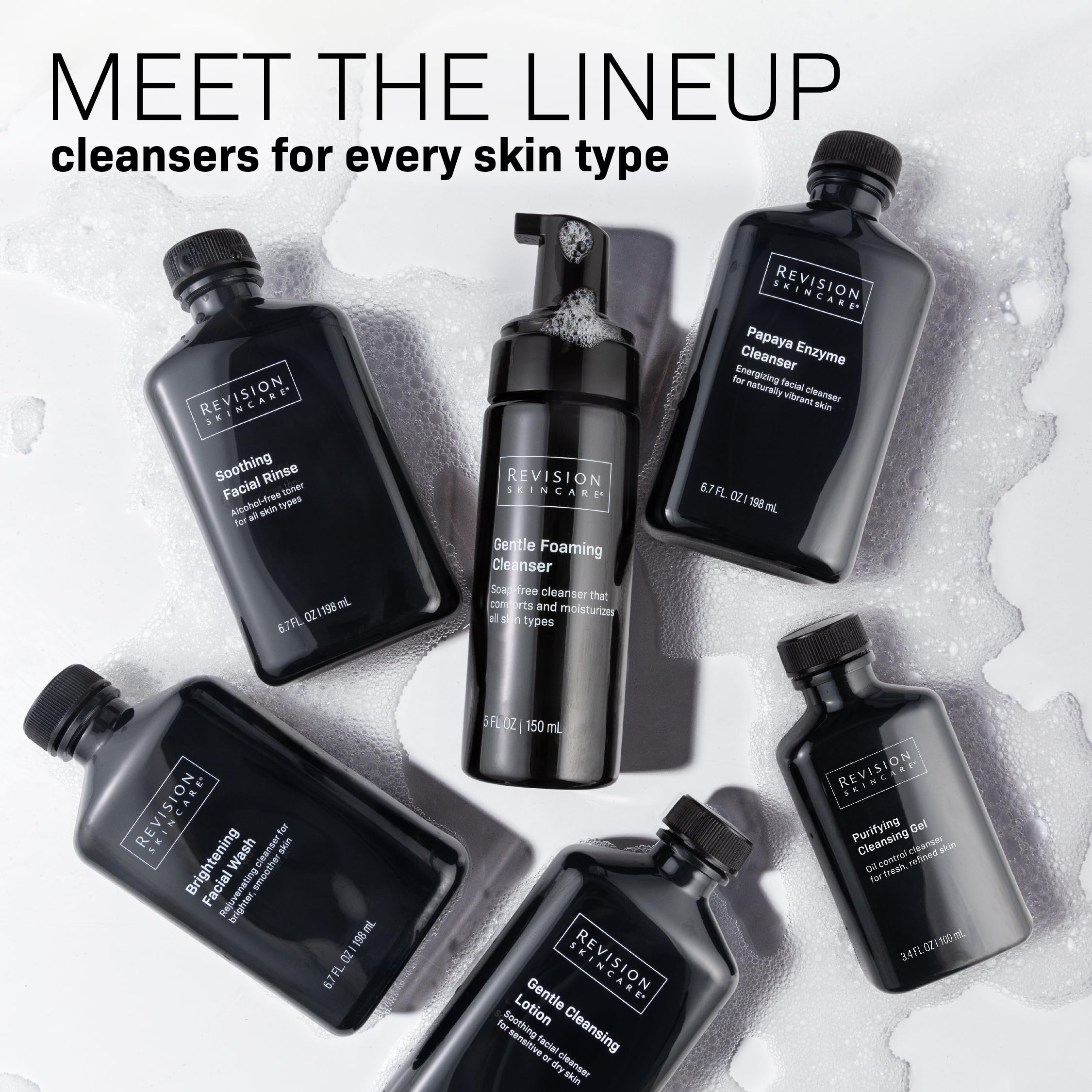 Allantoin component in Revision Skincare cleanser supporting gentle nourishment