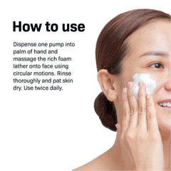 Chamomile ingredient highlight in Revision Skincare cleanser for calming care