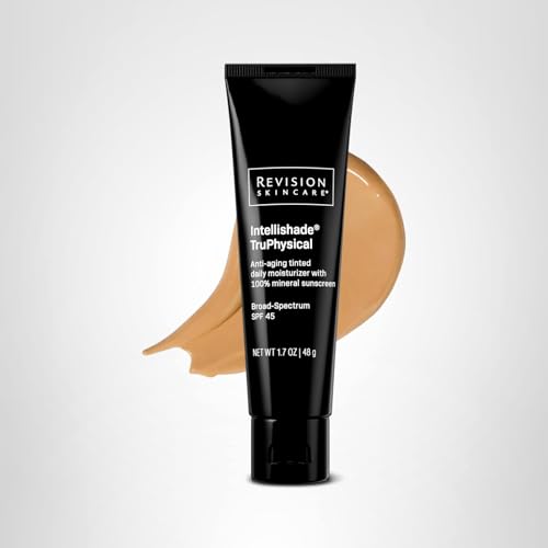 Product image emphasizes no hidden chemical sunscreens in Intellishade TruPhysical