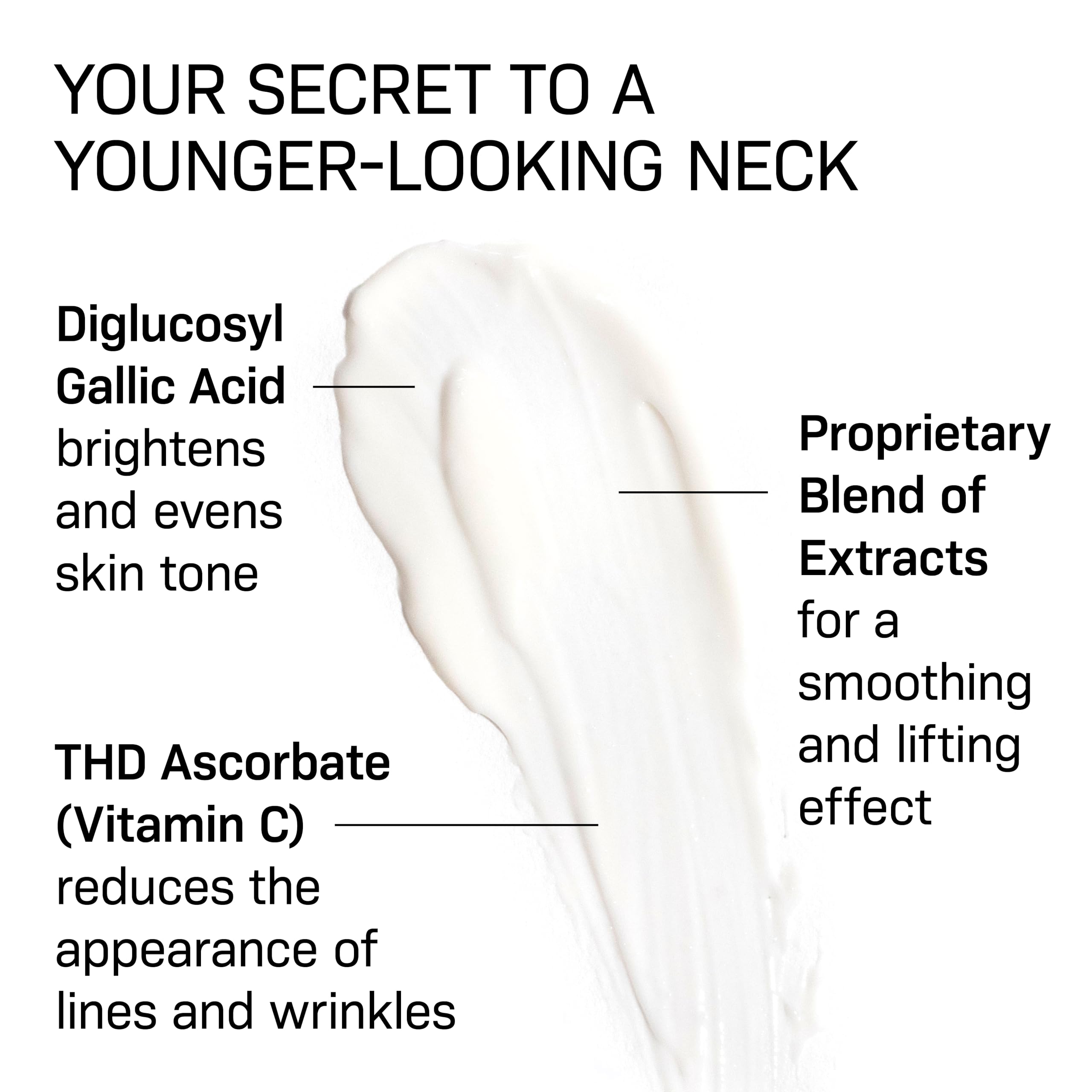 Nectifirm Advanced near décolletage during application close-up