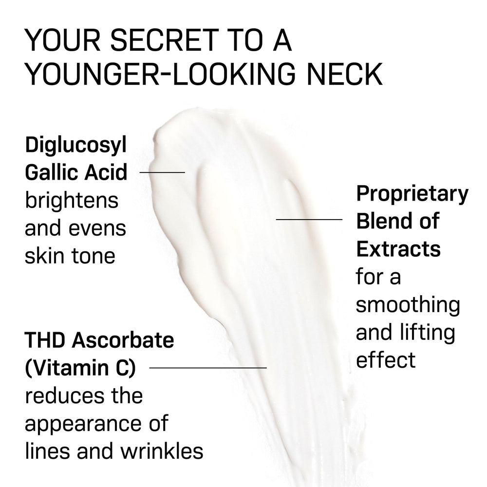 Nectifirm Advanced near décolletage during application close-up