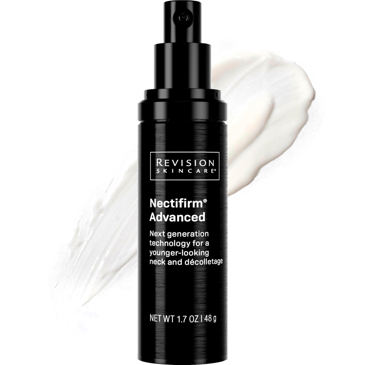 Revision Skincare Nectifirm Advanced jar close-up showing firming potential