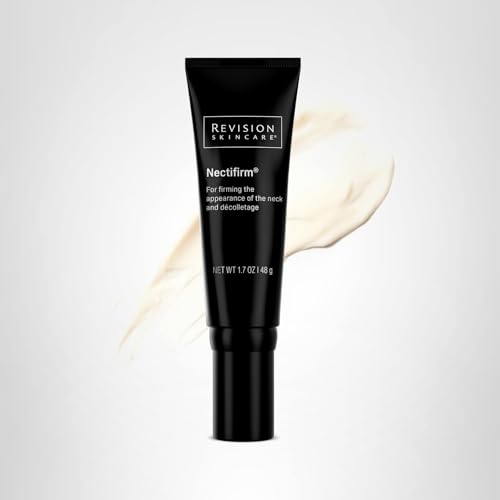 Revision Skincare Nectifirm Neck Cream on skin showing radiant neck glow.