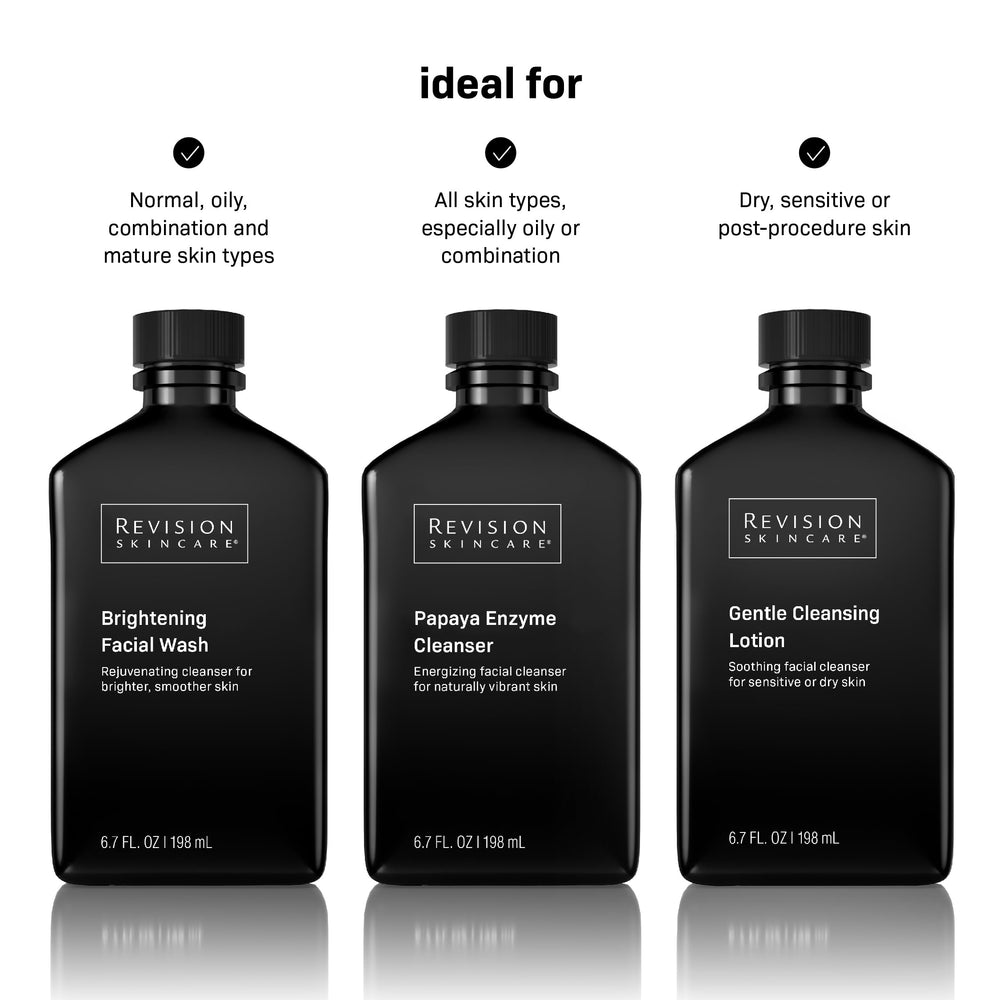 Papain enzyme detail indicates enzymatic exfoliation for smoother skin surface