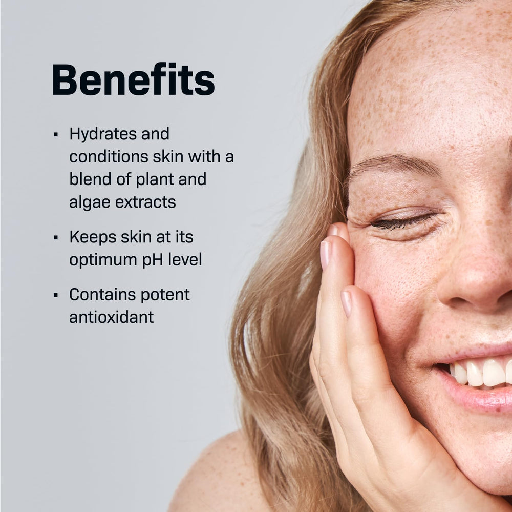 Revision Skincare Soothing Facial Rinse foamy texture after cleansing.
