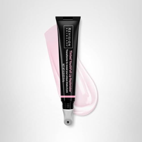 Revision Skincare Tinted YouthFull Lip Replenisher protects lips with a soothing formula.
