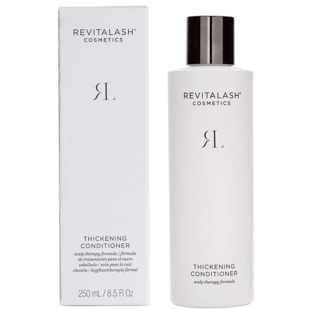 RevitaLash Thickening Conditioner being poured for easy application