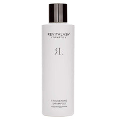 RevitaLash Thickening Shampoo bottle front highlights color-safe cleansing