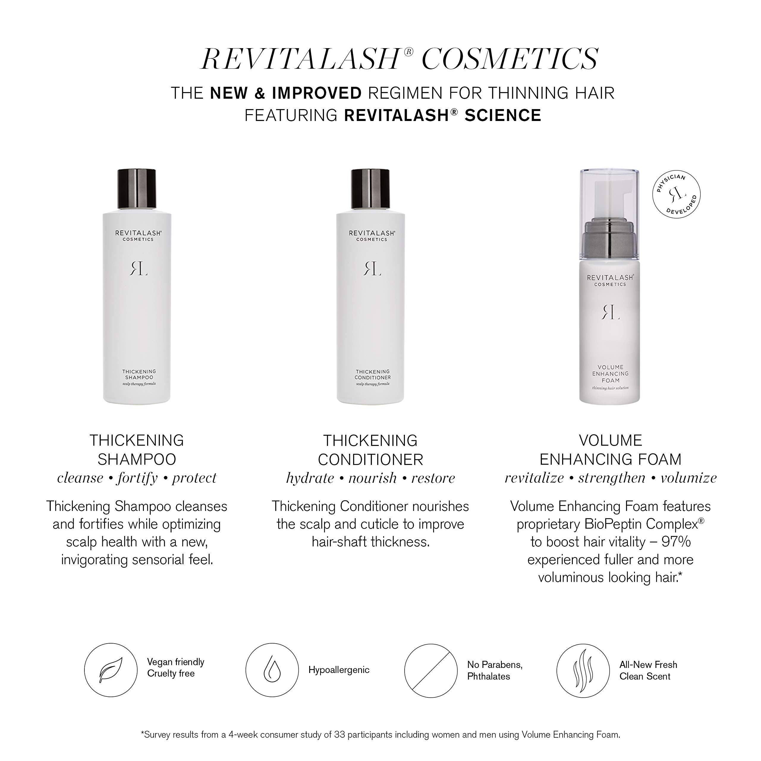 RevitaLash Volume-Boosting Foam bottle shown for fuller styling
