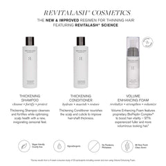 RevitaLash Volume-Boosting Foam bottle shown for fuller styling