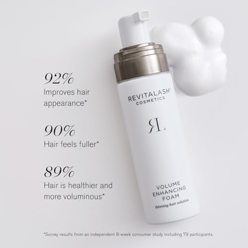 RevitaLash Volume Enhancing Foam label details reveal key ingredients