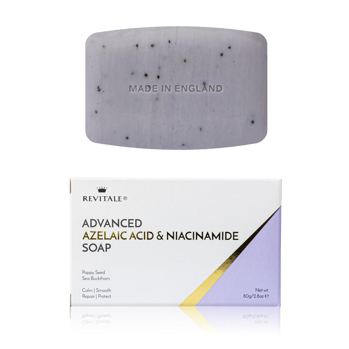 REVITALE jabón-avanzado azelaico niacinamida barra para limpieza suave y equilibrio de la piel