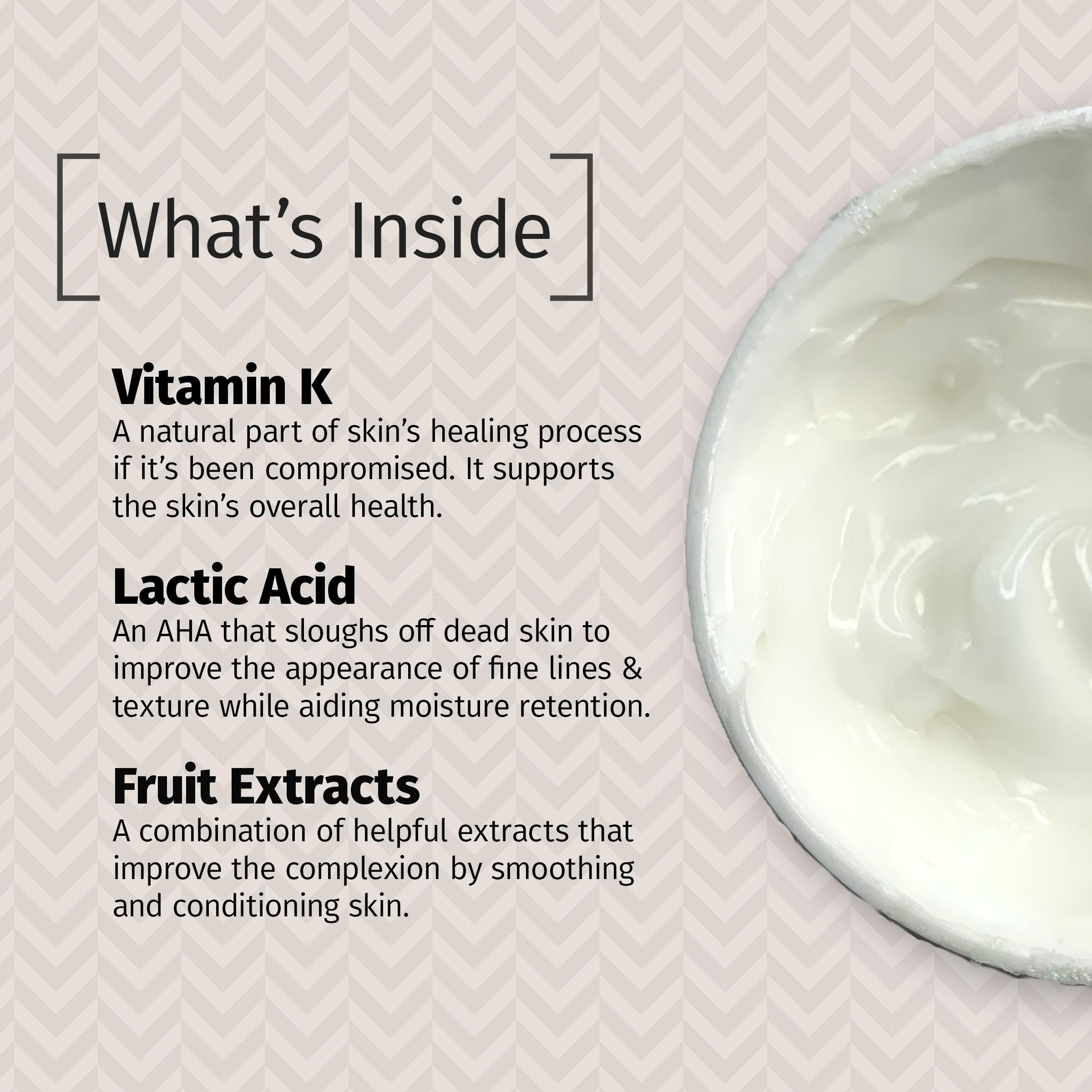 Reviva Labs Vitamina K crema para ojeras y brillo aparente