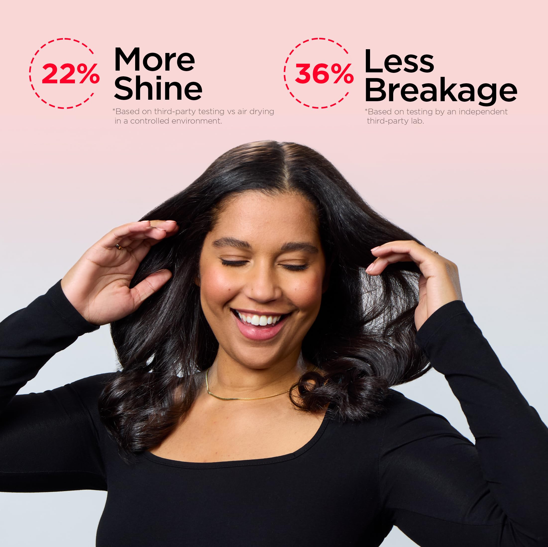 Revlon Paddle Brush attachment detangles and smooths hard-to-reach areas.