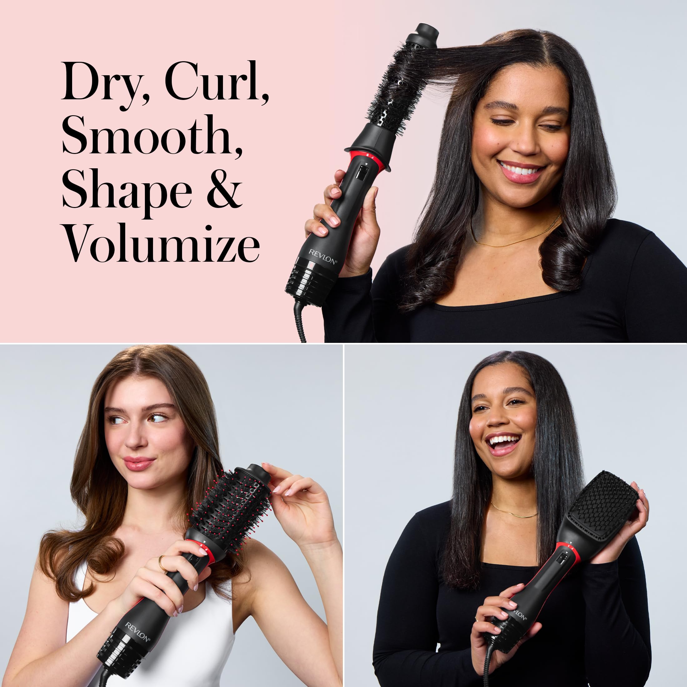 Revlon Root Booster attachment delivers lift at roots for fuller blowouts.