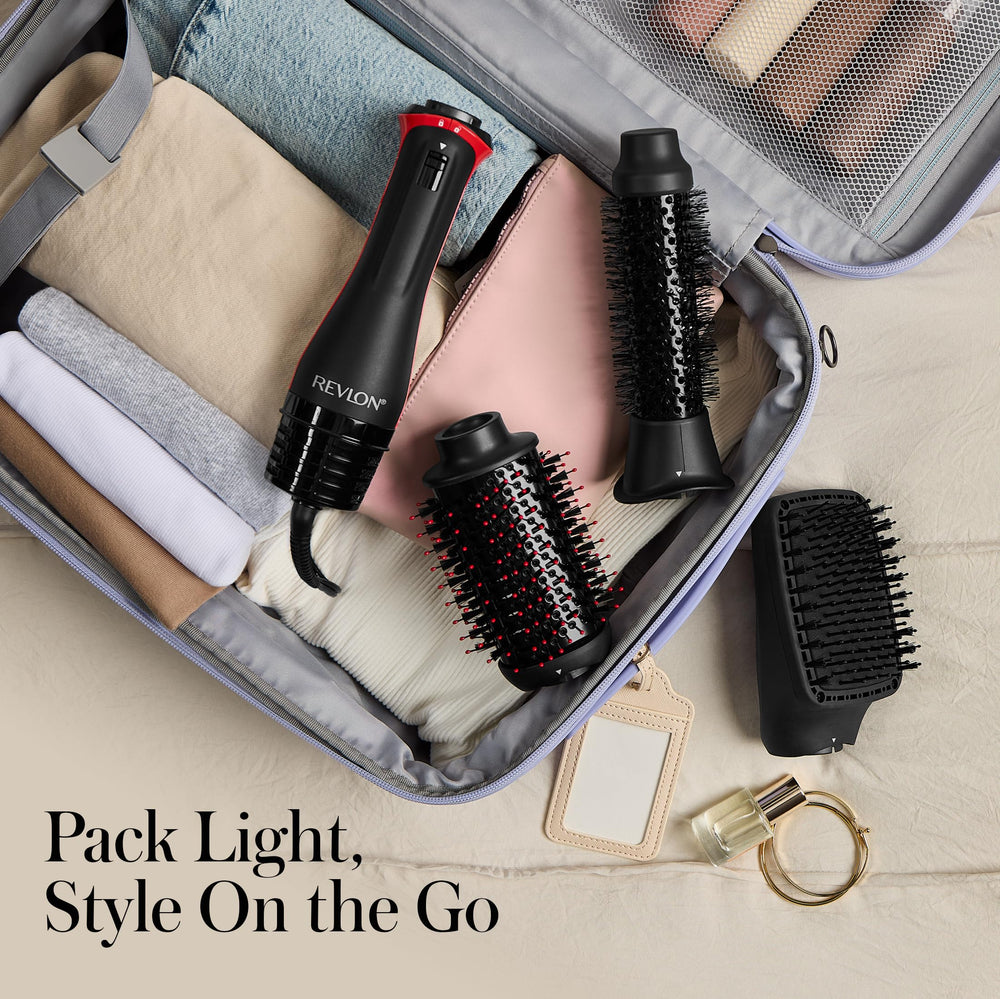 Revlon Multi-Styler with Tourmaline and Ceramic Titanium tech reduces frizz.