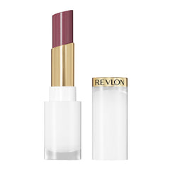 REVLON bálsamo hidratante con brillo vidrioso en envase compacto.