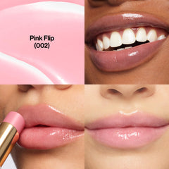 Aplicación sedosa del bálsamo REVLON en los labios