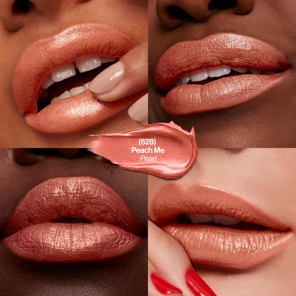 REVLON barra de labios color rico, pigmentos microfinos para color ligero.