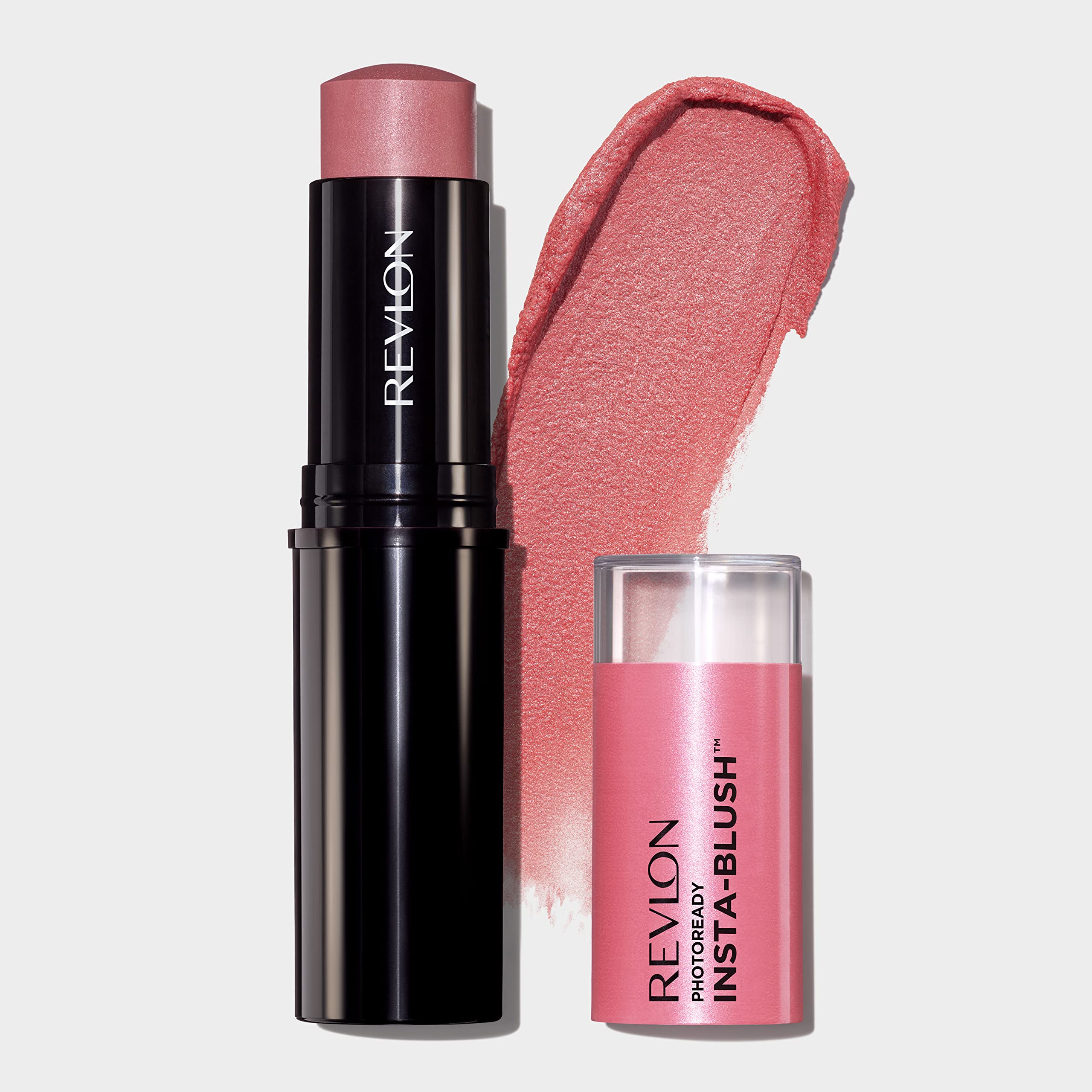 REVLON barra rubor insta, acabado crema-polvo para retoques rápidos y precisos.