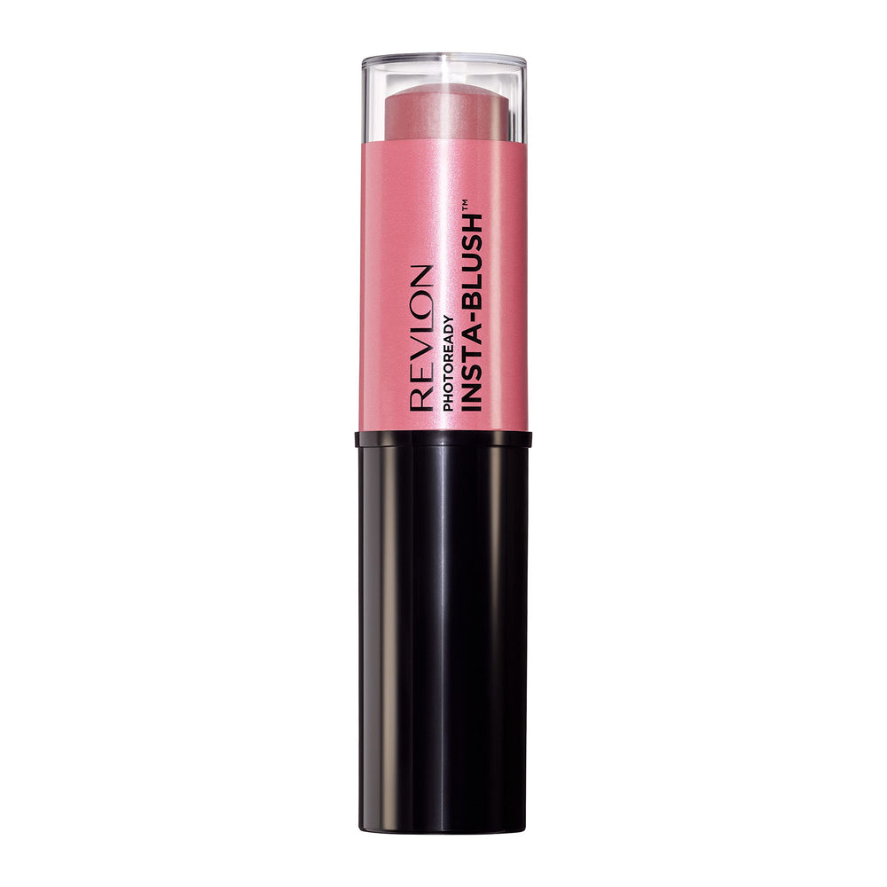 REVLON barra rubor insta, tono rosado natural para mejillas frescas durante el día.
