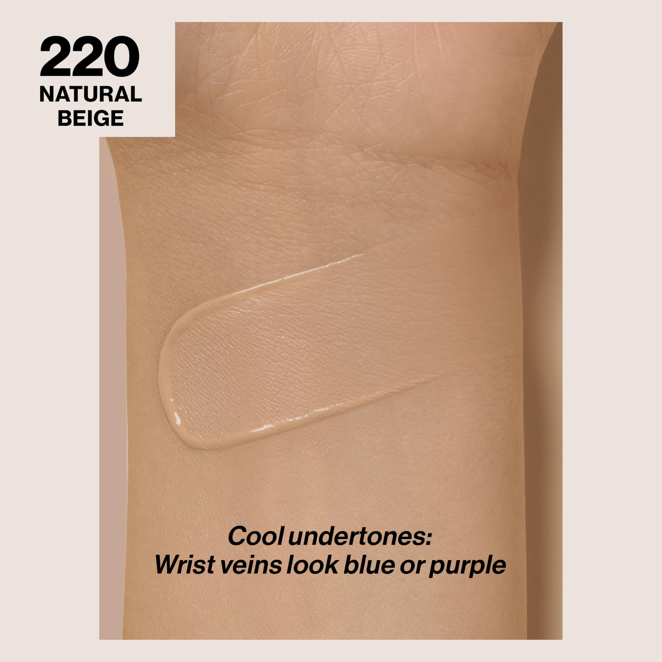 Textura ligera de REVLON base líquida mate para comodidad diaria.