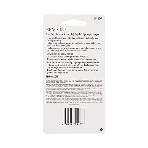 Revlon Brow Set compact travel size for on-the-go grooming.