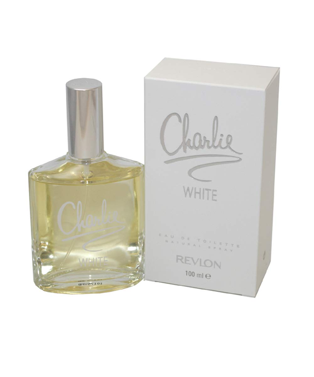 REVLON Charlie White bottle on a vanity, ideal for everyday daytime wear.