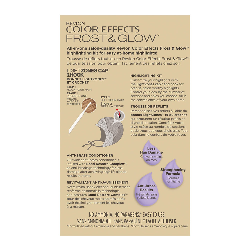 Ammonia-free formula of Revlon Color Effects highlights at home