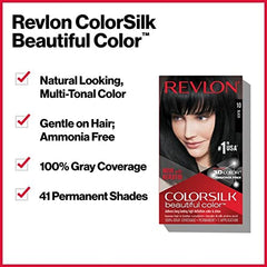 Revlon Colorsilk 3D Color Gel Technology illustration showing natural multi-tonal shade