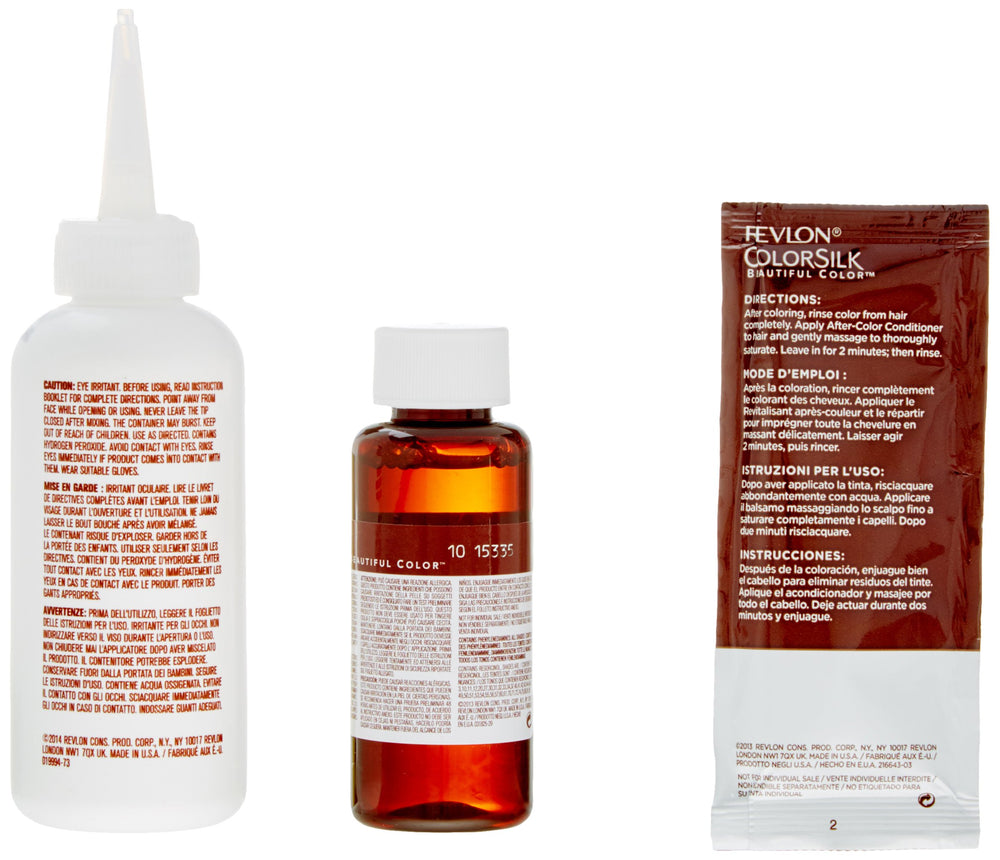 REVLON Colorsilk 3D Color Gel technology for natural multi-tonal color.