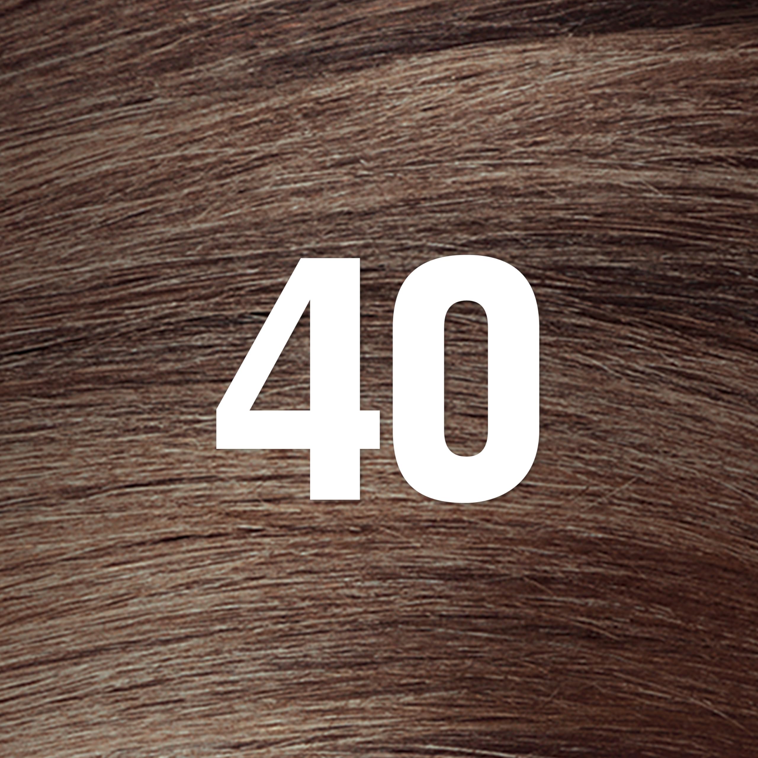 Revlon ColorSilk 40 Medium Ash Brown shade swatches selected for gray coverage