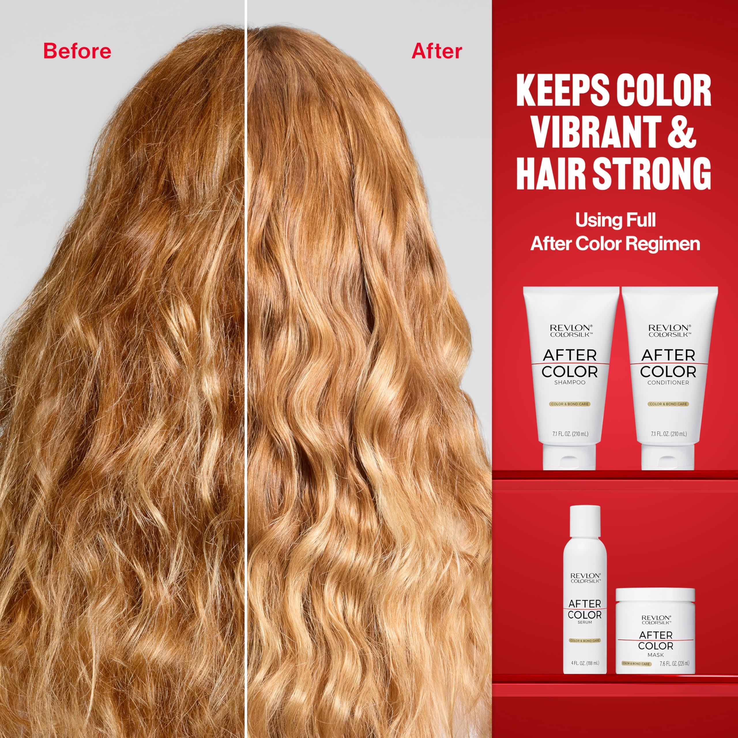 Keratina vegana cuida el cabello con Revlon ColorSilk After Color