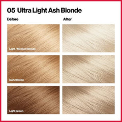 Revlon Colorsilk application gloves and bottle enabling clean, controlled at-home color
