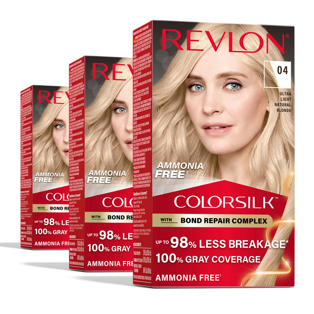 REVLON ColorSilk bond repair bottle highlights healthier-looking color