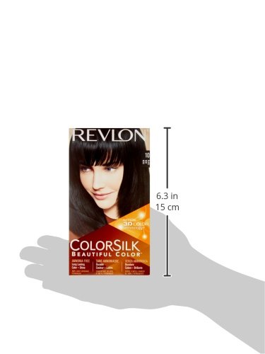 REVLON Colorsilk color swatches show shade range.