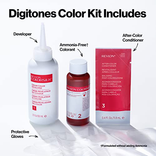 Revlon ColorSilk Digitones pastel lavender salon-quality emblem conveys professional-inspired color