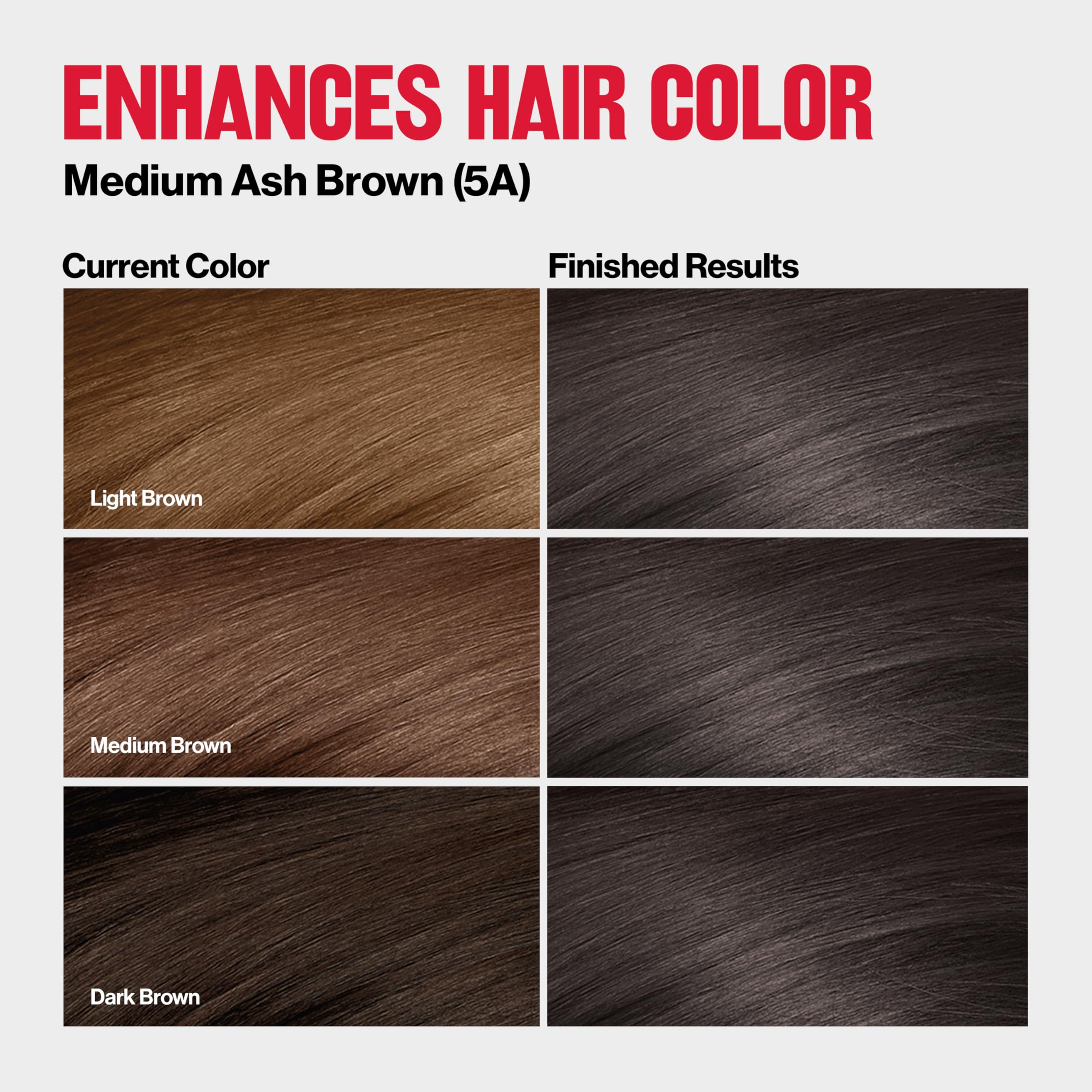 Revlon ColorSilk hair shine finish adds 2x gloss