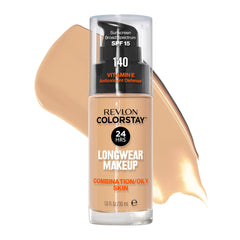 REVLON ColorStay: bote con dosificador para aplicación suave y duradera.
