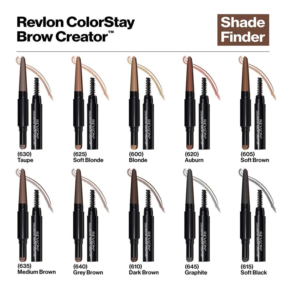 REVLON ColorStay Brow Creator: fórmula resistente al agua para climas activos.