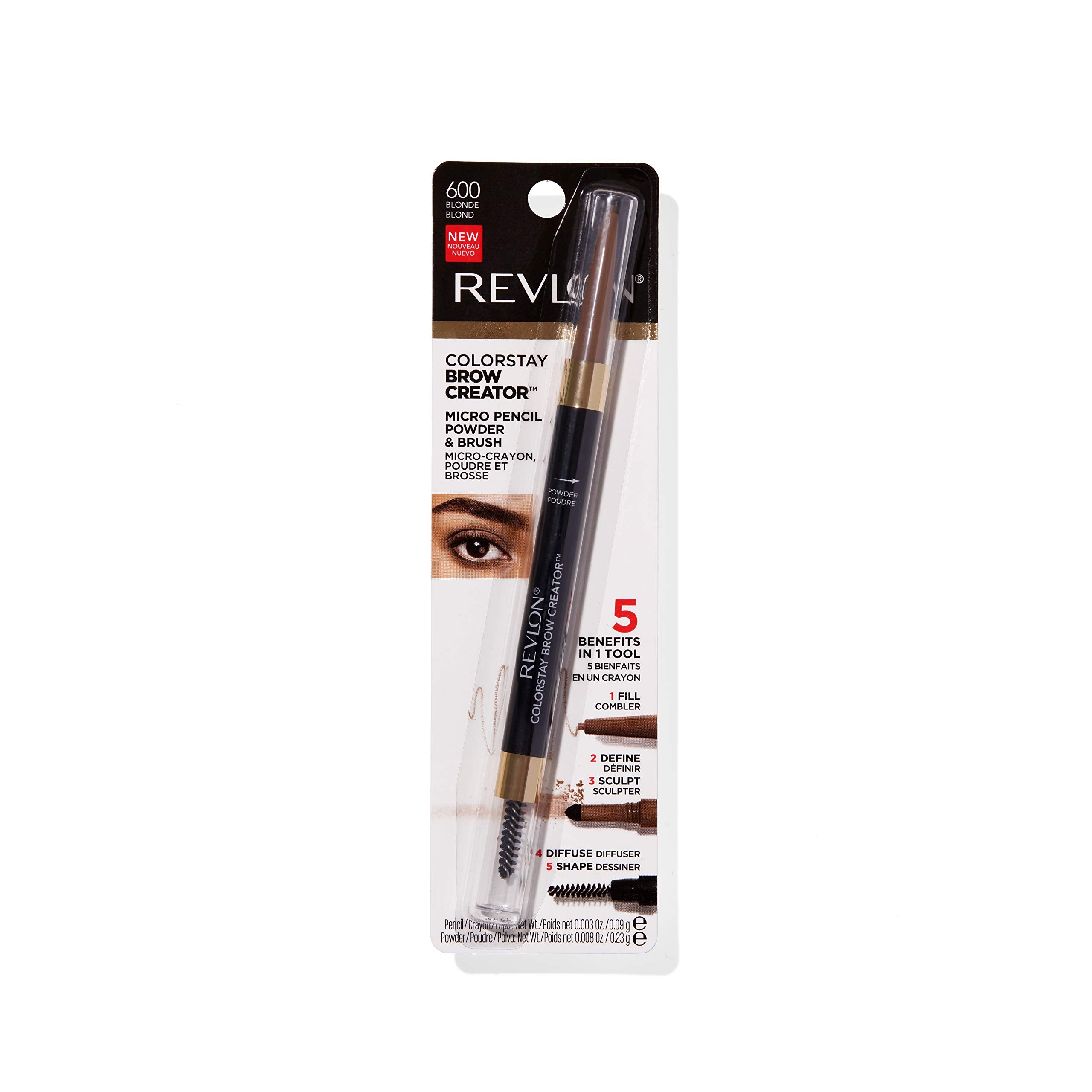ColorStay Brow Creator tono 600 rubio para cejas claras