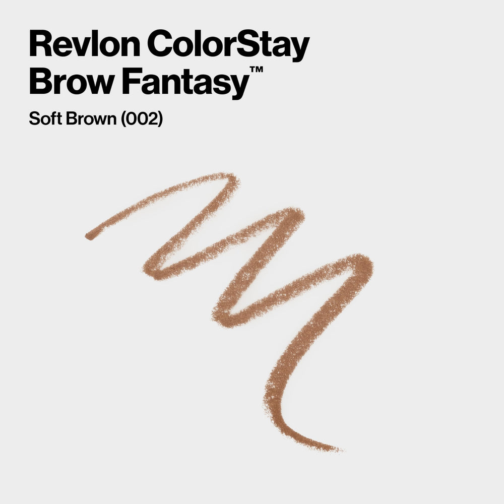 REVLON ColorStay Brow Fantasy gel con panthenol, cuida y acondiciona el vello de cejas.