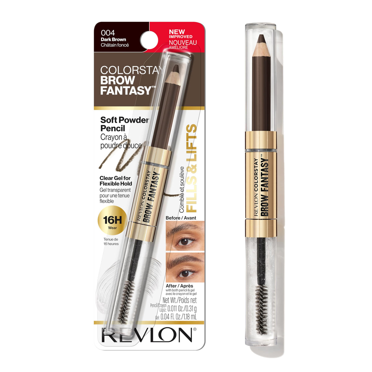 REVLON ColorStay Brow Fantasy empaquetado en dúo para cejas