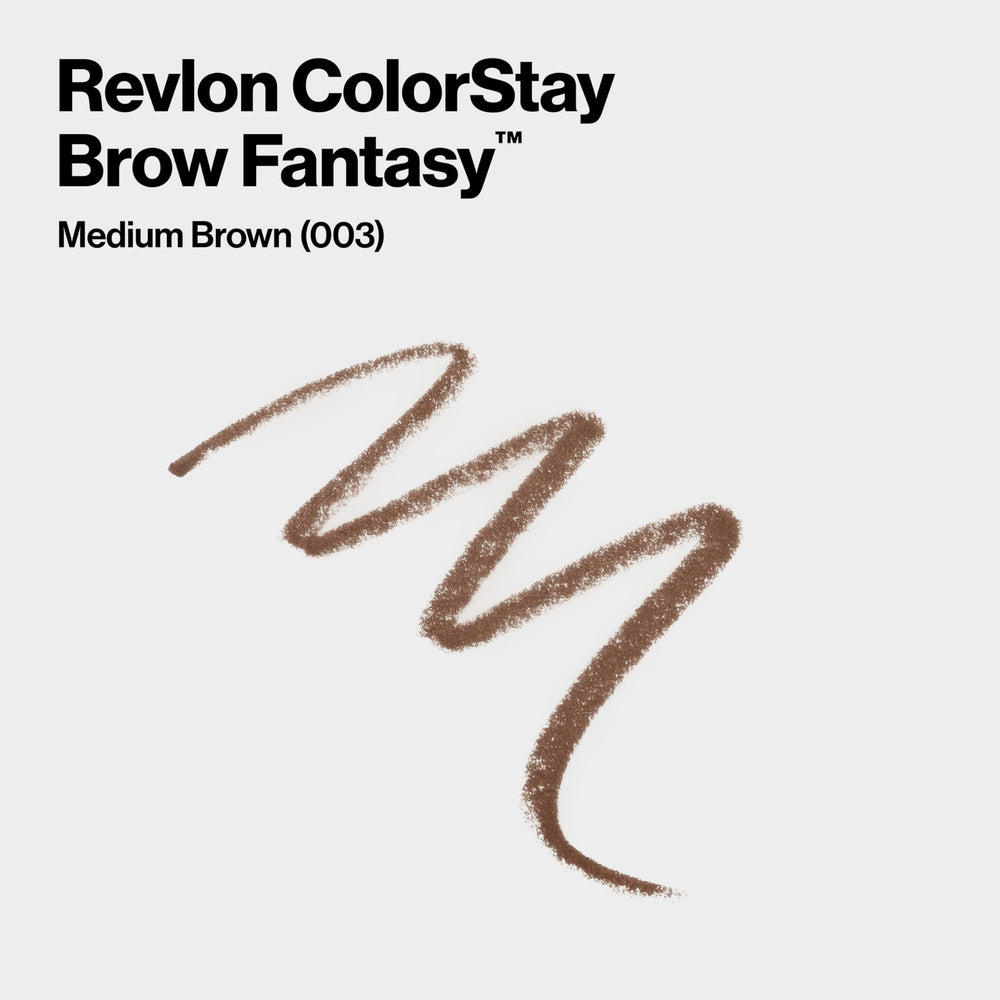 REVLON ColorStay Cejas Fantasia: tono marrón medio para cabello castaño